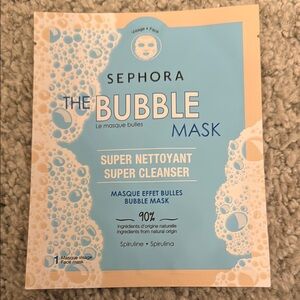 Sephora Blue and White Bubble Mask Skincare